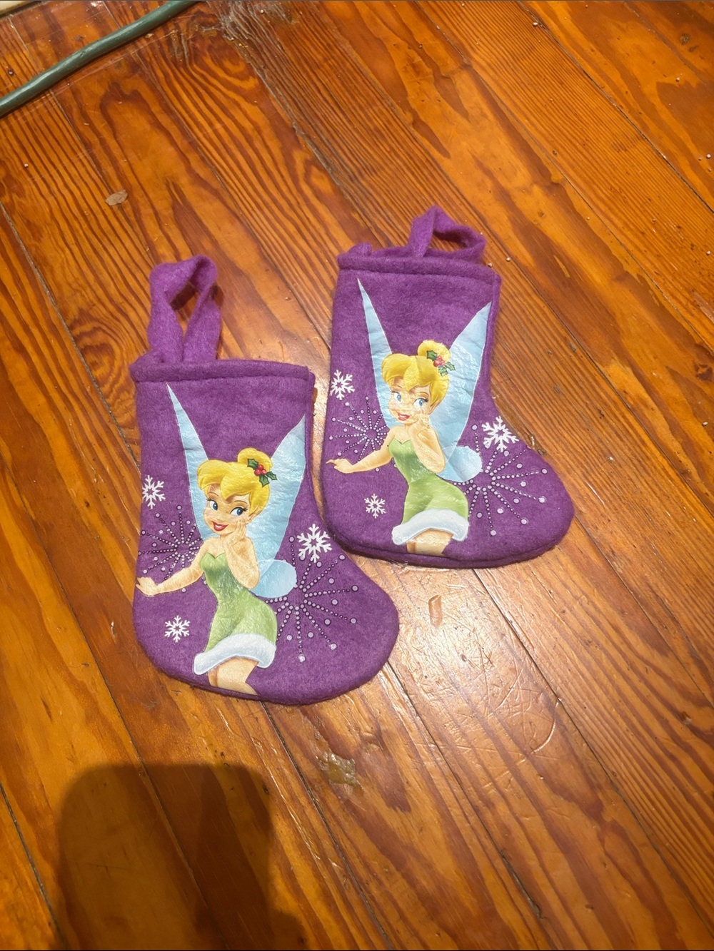 Purple Tinker Bell Felt Small Stockings